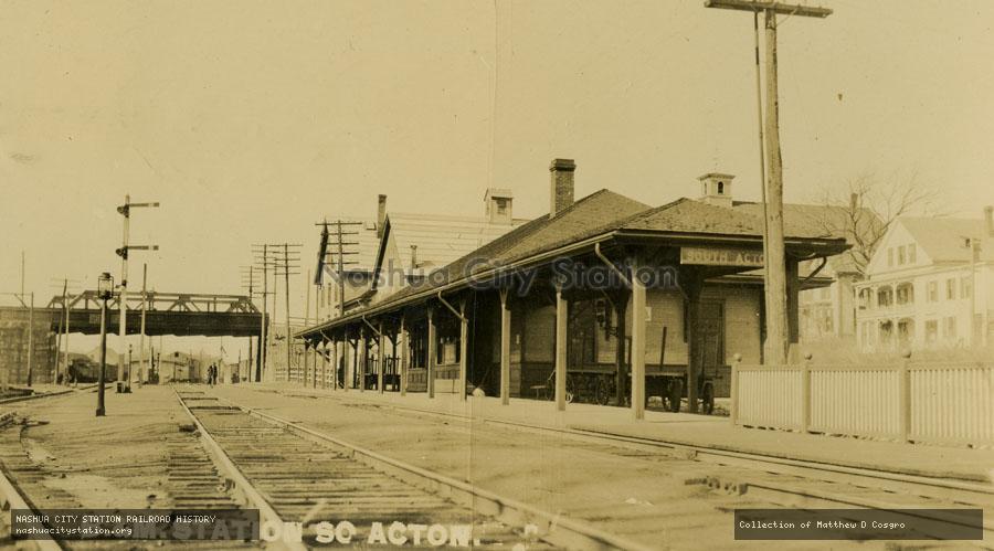 Postcard: Boston & Maine Station, South Acton